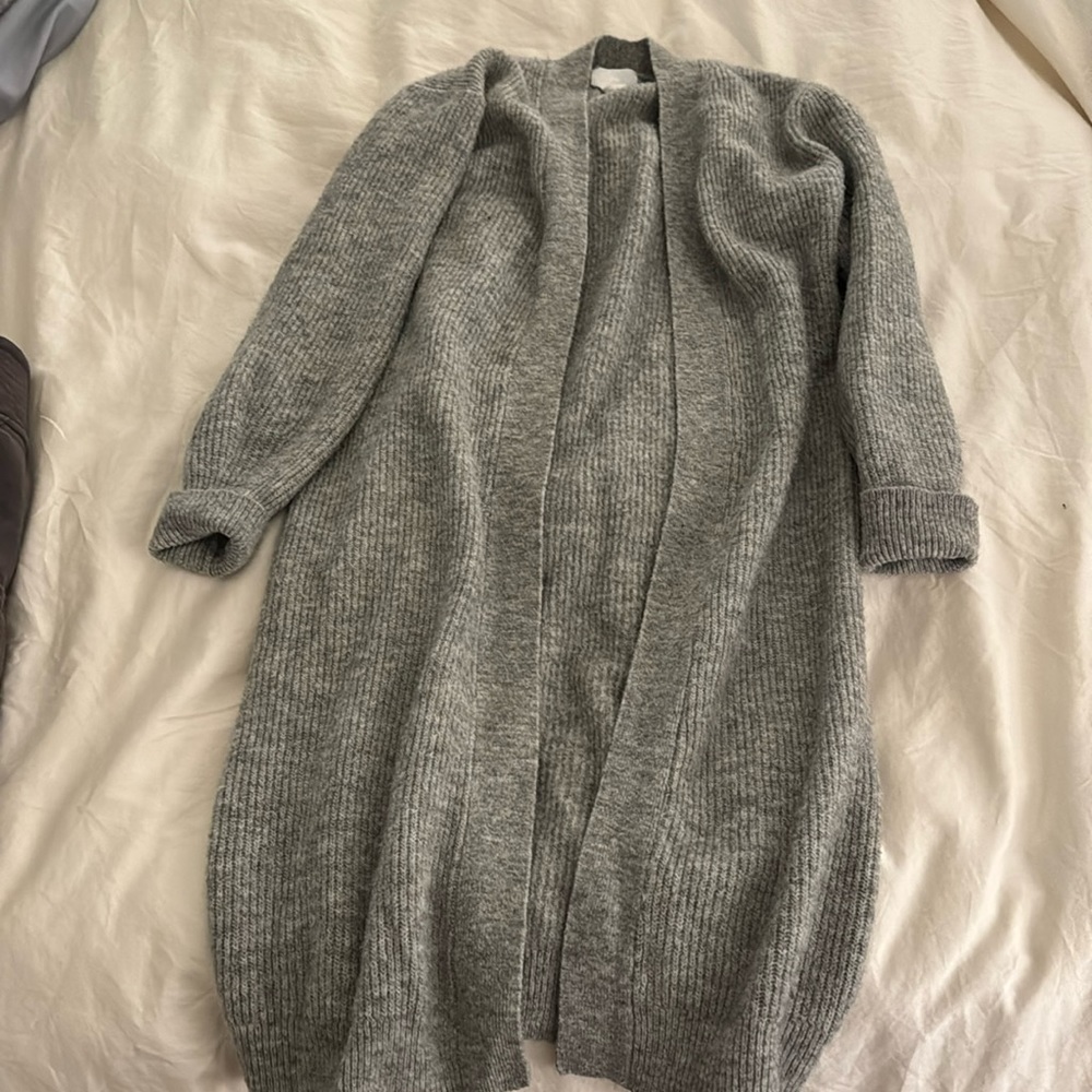Grey cardigan
